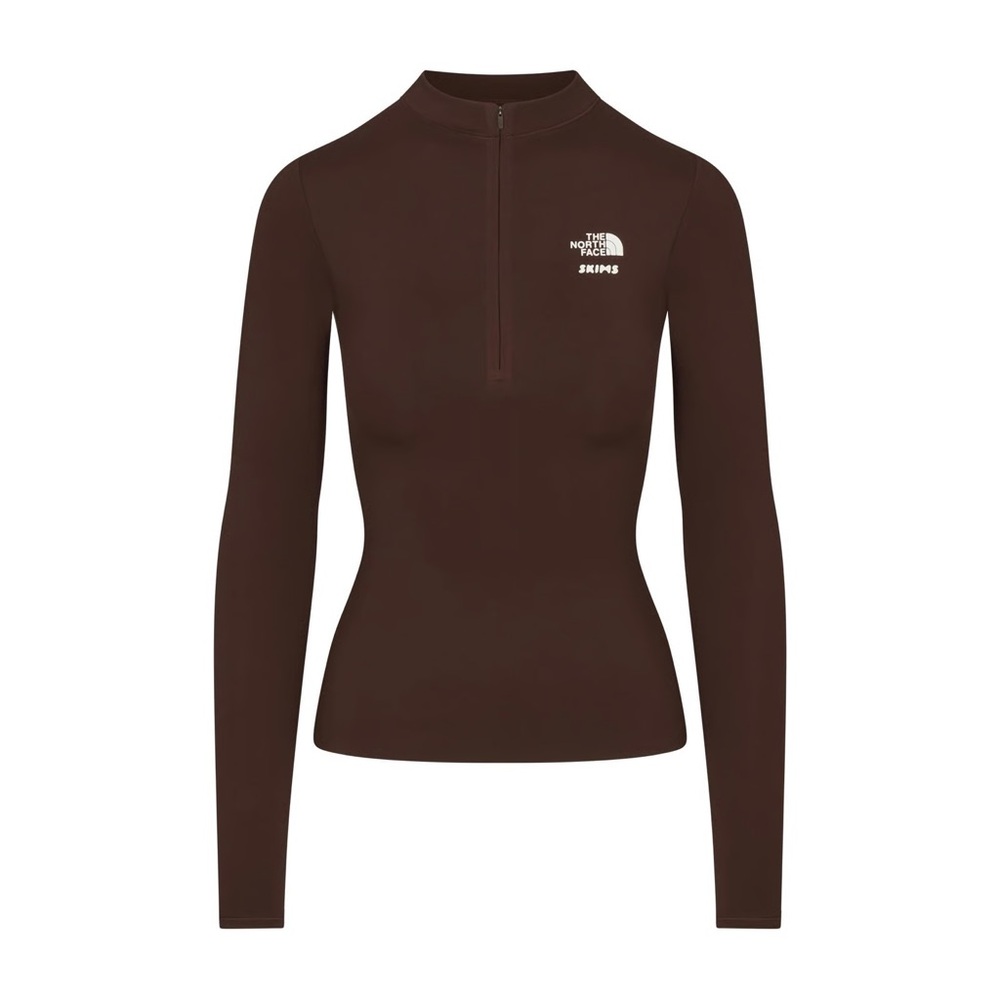 SKIMS X North Face Refina top in cocoa